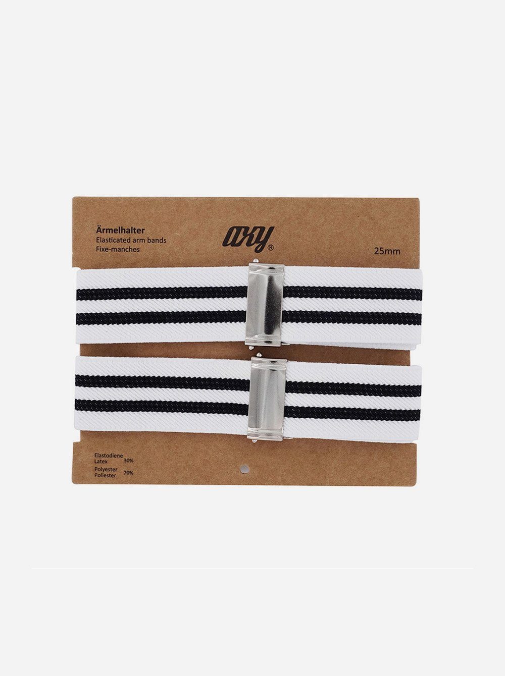 axy Hosenträger 1 Paar Herren Hemd Ärmelhalter 2,5cm Breit elastisch und größenverstellbar Ärmelhalter Hülsenhalter Ärmelband