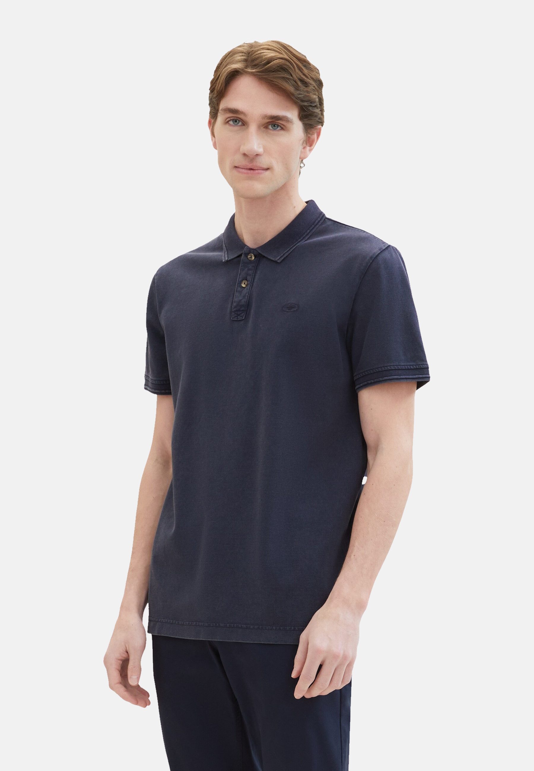 TOM TAILOR Poloshirt Poloshirt Kurzarmshirt mit Polokragen (1-tlg., 1)