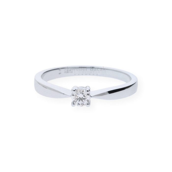 JuwelmaLux Verlobungsring Ring Weißgold Diamant(en) inkl. Schmuckschachtel