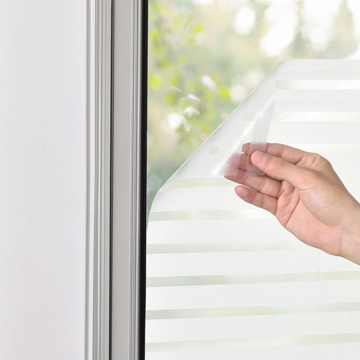 Fensterfolie, casa.pro, blickdicht, strukturiert, Sichtschutz in