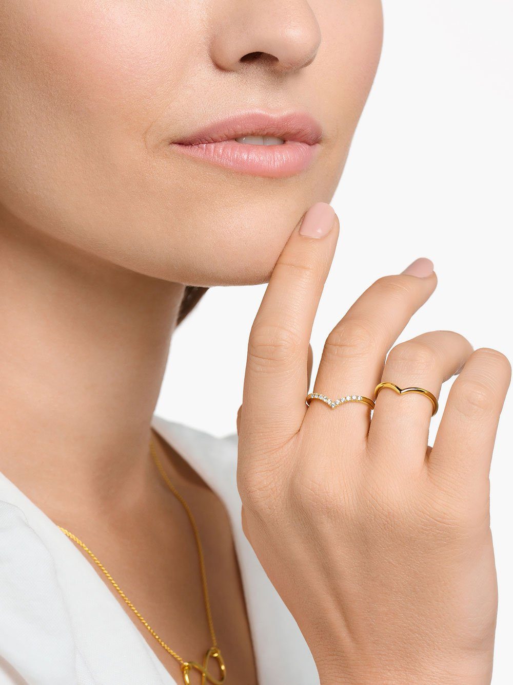 THOMAS SABO Fingerring Thomas Sabo Ring Damenring TR2394-414-14-56