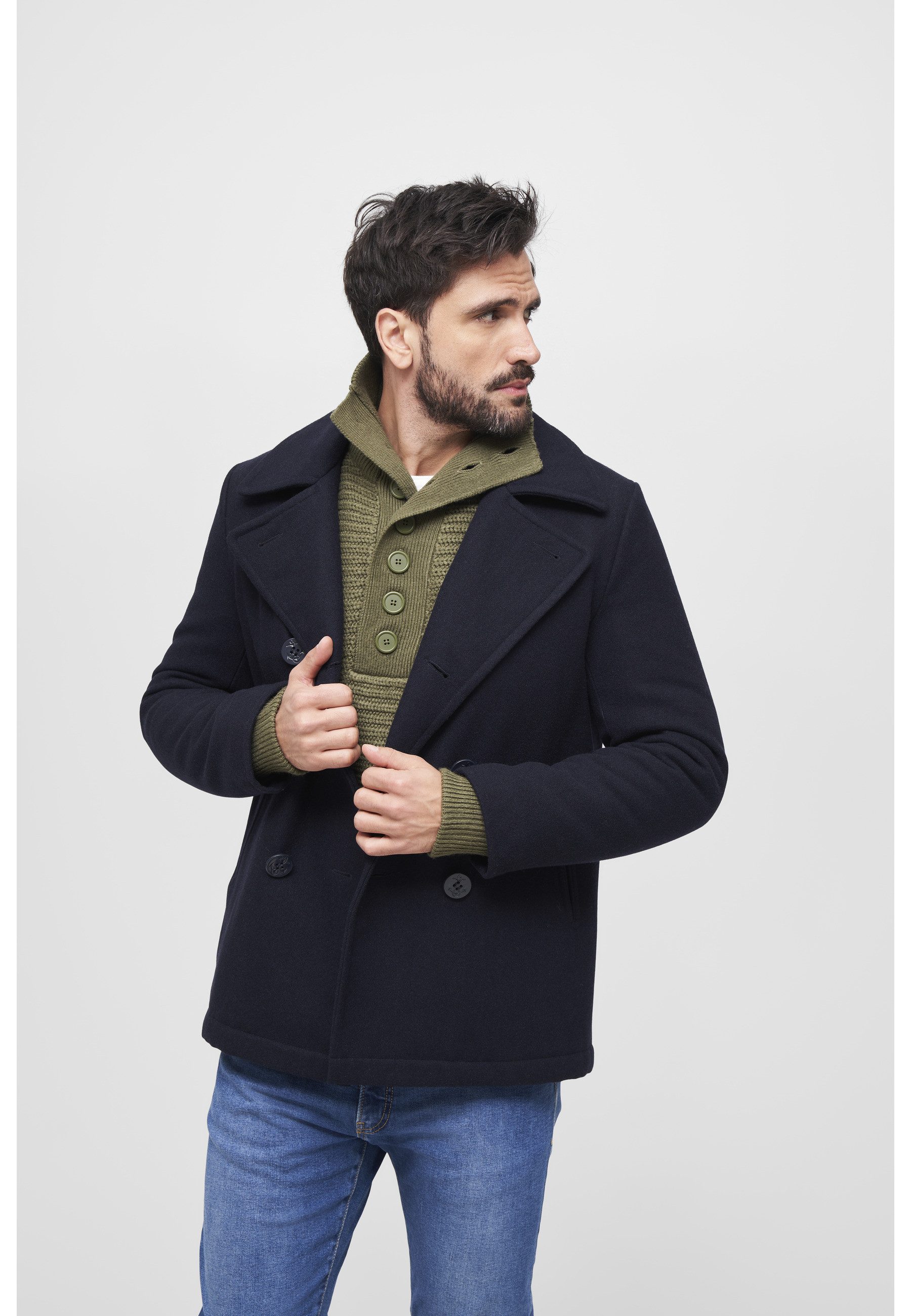 Brandit Winterjacke Brandit Herren Pea Coat (1-St)