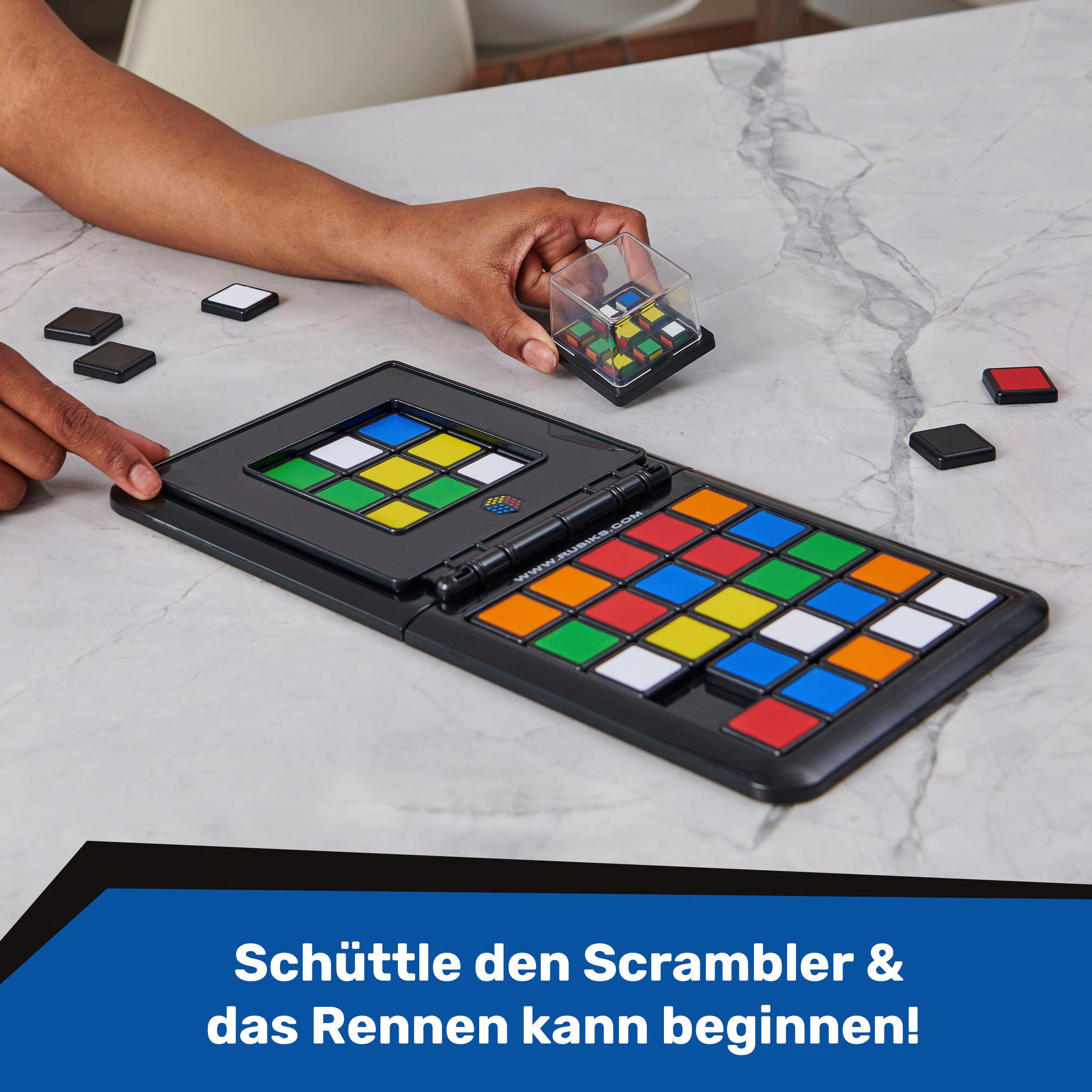 Spin Master Spiel Rubik's - Rubik's Race (Spiel), Logikspiel-Würfel