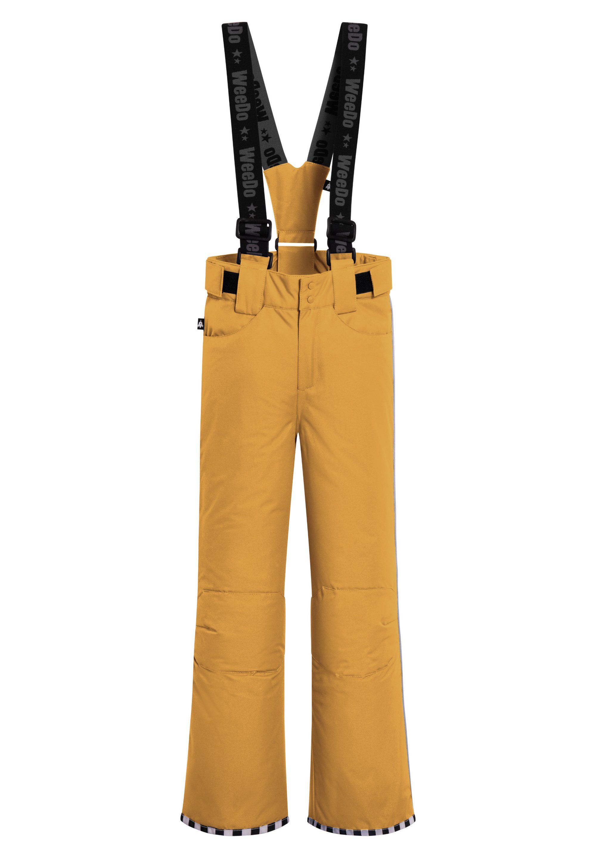WeeDo Schneehose LIODO Löwe Schneefang mit Haken für Snowboardschuhe, Hosenbein zum Hochknöpfen