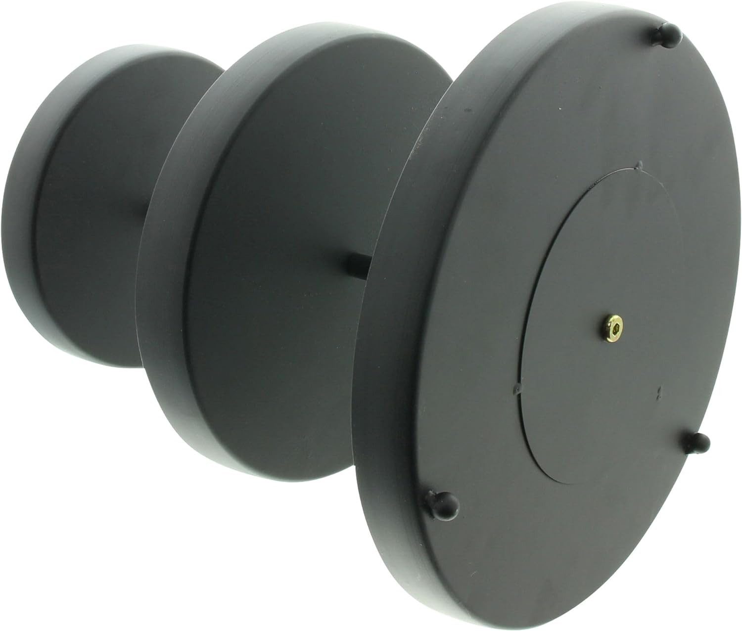 Dekoleidenschaft Etagere "Black" aus Metall, mattschwarz, 3-stöckig, Tortenständer mit 3 Ebenen, Metall, Metalletagere Servierständer Kuchenständer Gebäckständer Obst Ständer