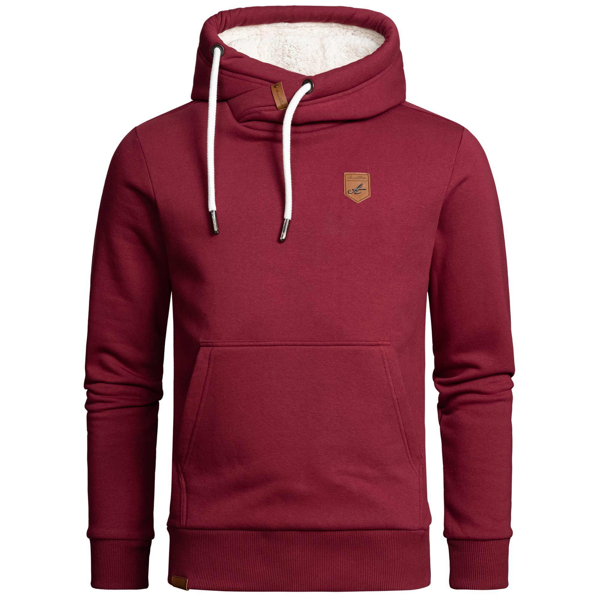 Amaci&Sons Kapuzenpullover YONKERS Kapuzenpullover mit Plüsch-Kapuze günstig online kaufen