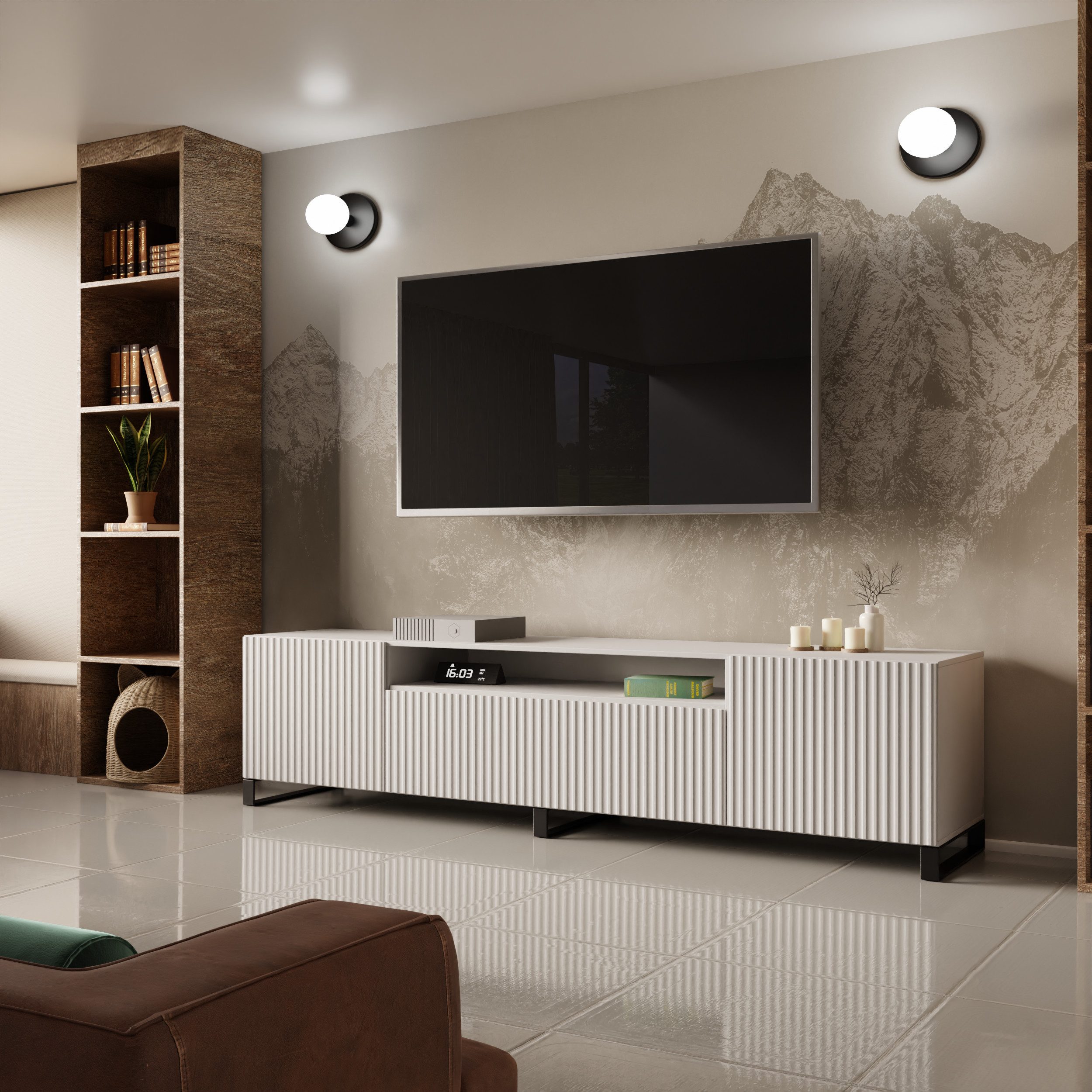 ALTDECOR Lowboard NOA-2-S (TV-Schrank, TV Möbel, günstig online kaufen