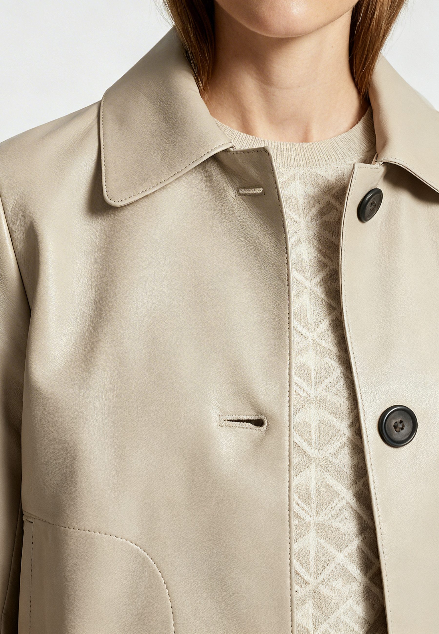 RICANO Lederjacke Jeena Hochwertiges Lamm Nappa Leder – Bild 5 von 5