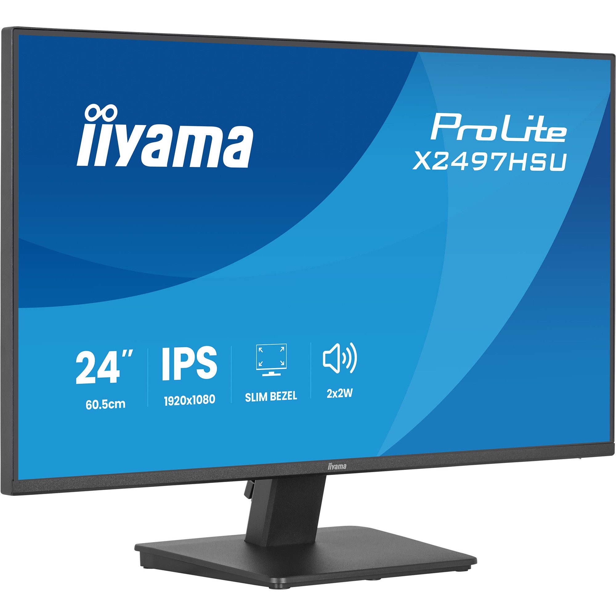 Iiyama iiyama ProLite X2497HSU-B1, LED-Monitor, (FullHD, TFT-Monitor (1920 x 1080 px)