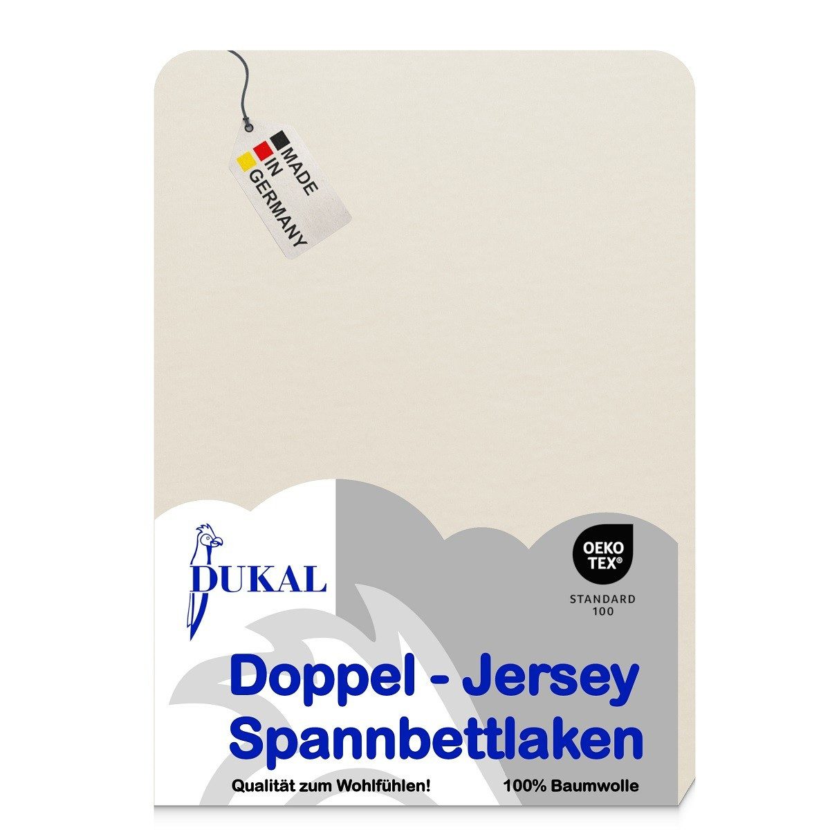 DUKAL Spannbettlaken Spannbettlaken aus hochwertigem DOPPEL-Jersey, 100% Ba günstig online kaufen