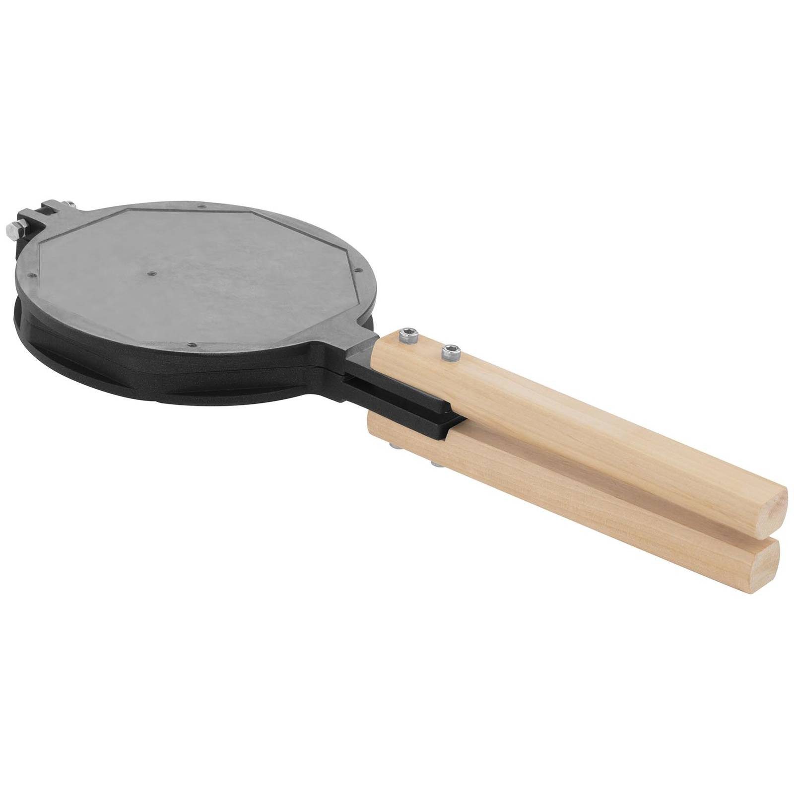 Royal Catering Waffelplatten Backplatte Bubble Waffeleisen Waffeln Waffelmaschine Egg Bubble Maker, Aluminium, Teflon, Holz
