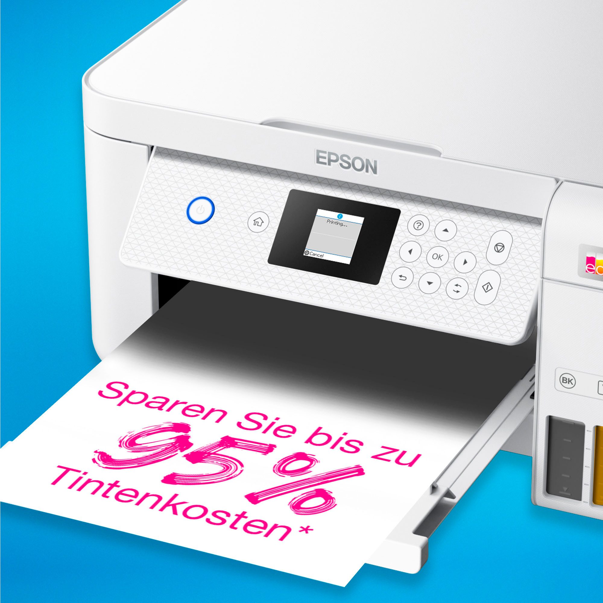 Epson EcoTank ET-2856 Tintenstrahldrucker, (WLAN (Wi-Fi), Wi-Fi Direct)