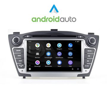 TAFFIO Für HYUNDAI iX35 Tucson 7" Touchscreen Android Autoradio GPS CarPlay Einbau-Navigationsgerät