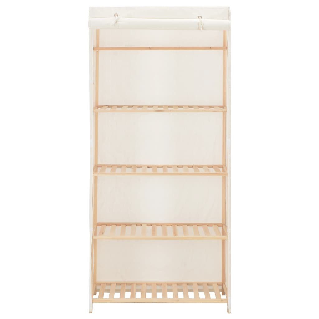 furnicato Kleiderschrank Weiß 79 x 40 günstig online kaufen
