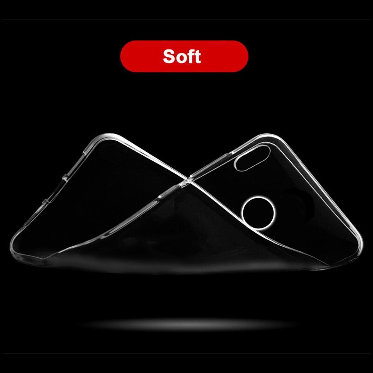 CoverKingz Handyhülle Xiaomi Mi 8 Handy Hülle Silikon Case Cover Schutzhülle transparent