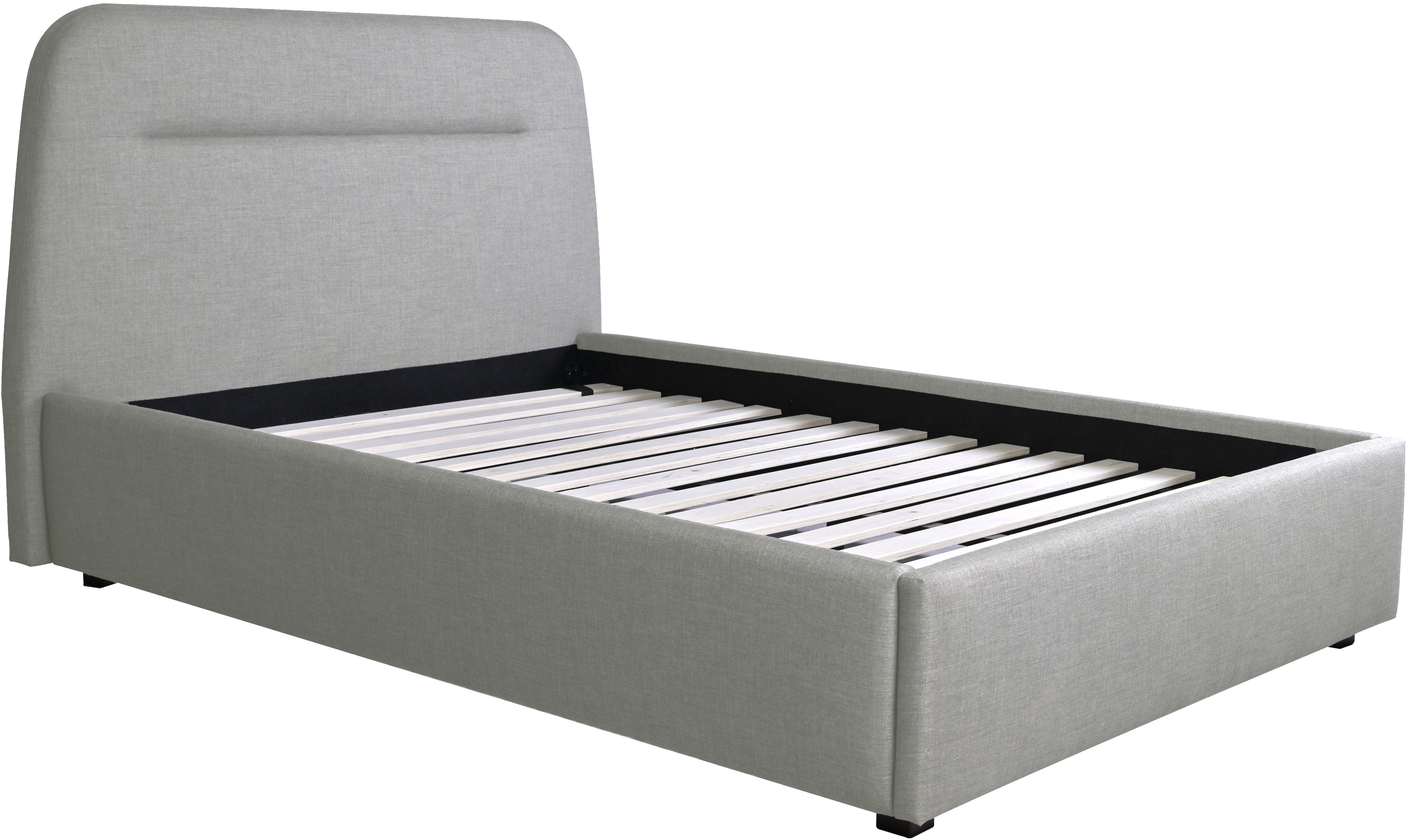 INOSIGN Polsterbett Lolana inkl. Lattenrost, erhältlich in 140 & 180cm Breite, mit abgerundetem Kopfteil