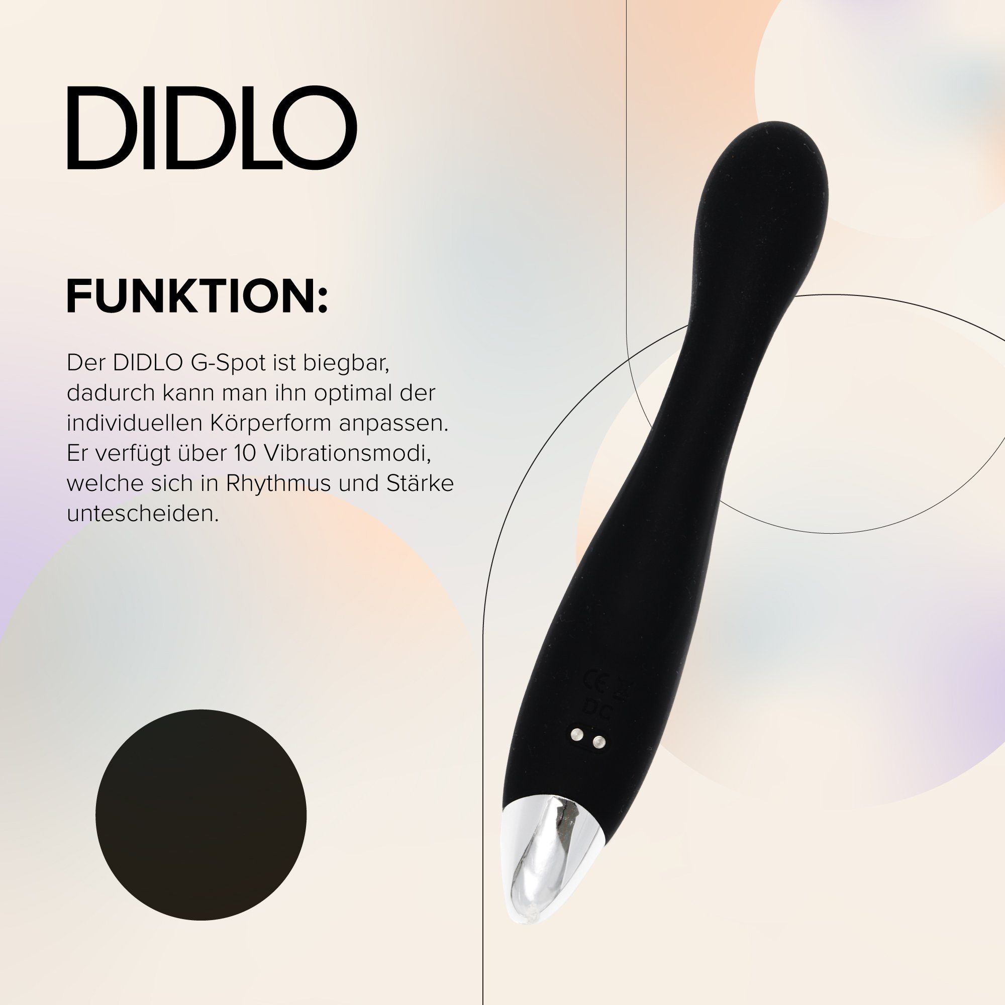 Klitoris-Stimulator, DIDLO Vibrator mit 10 G-Punkt Stufen