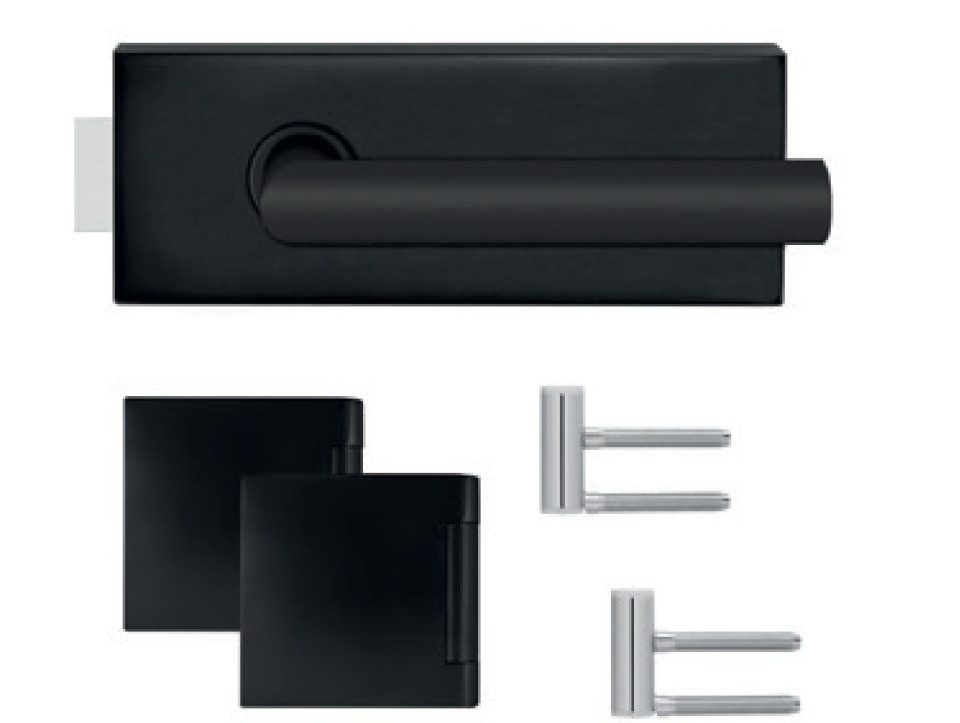 steinau Türgriff Exklusiver Glastür-Beschlag aus Edelstahl – Türgriff - Türklinke, Drücker außen