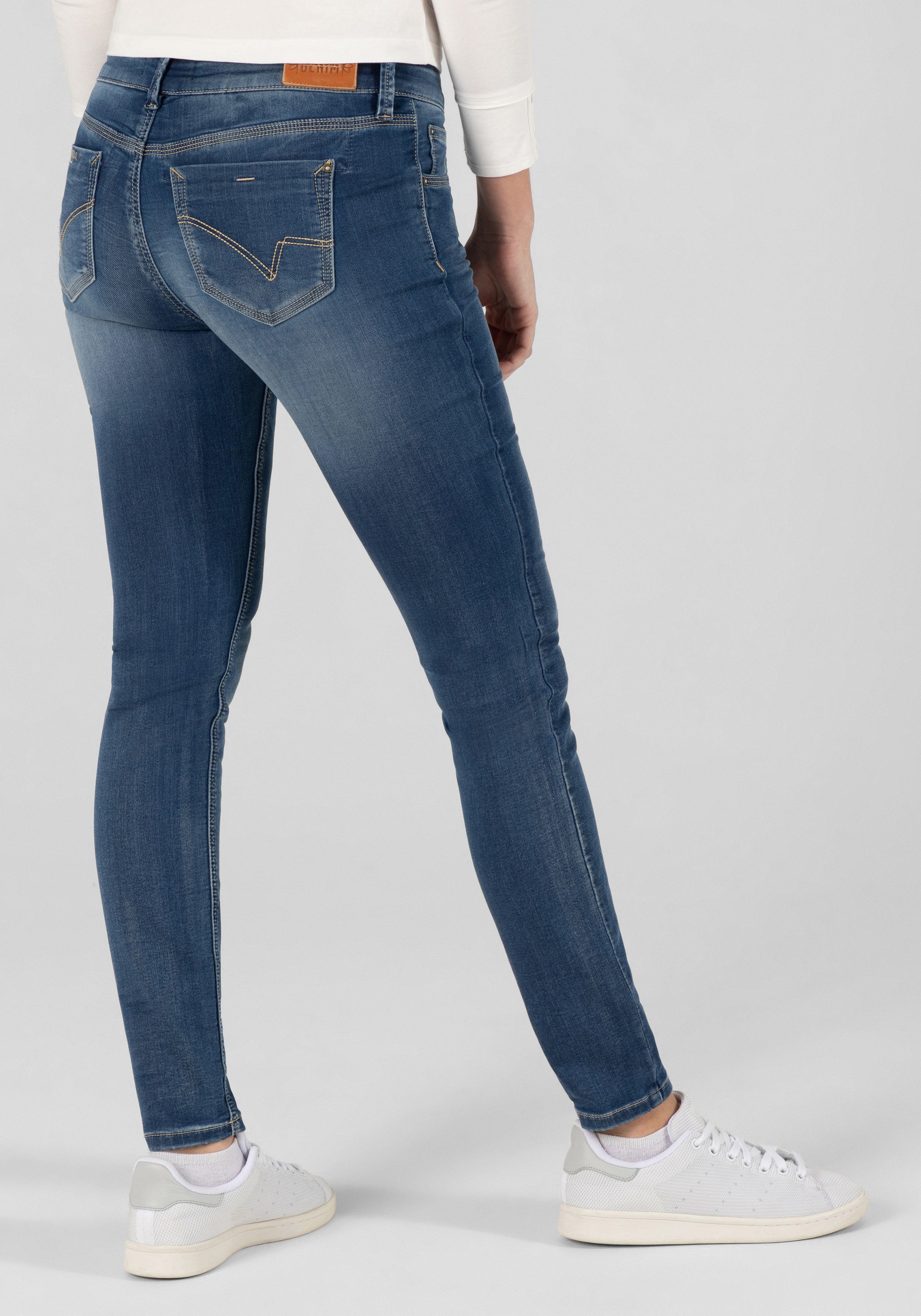 TIMEZONE 5-Pocket-Jeans Tight AleenaTZ blau Jogg