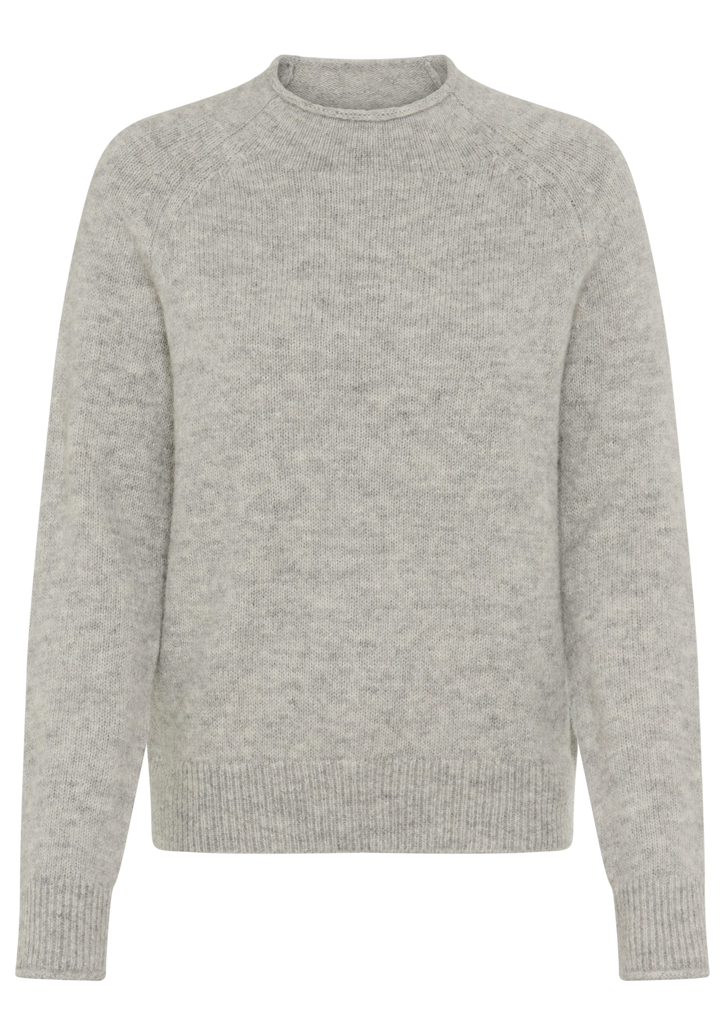 BOSS ORANGE Strickpullover Fesperanasy Premium Damenmode Stehkragen mit Rol günstig online kaufen