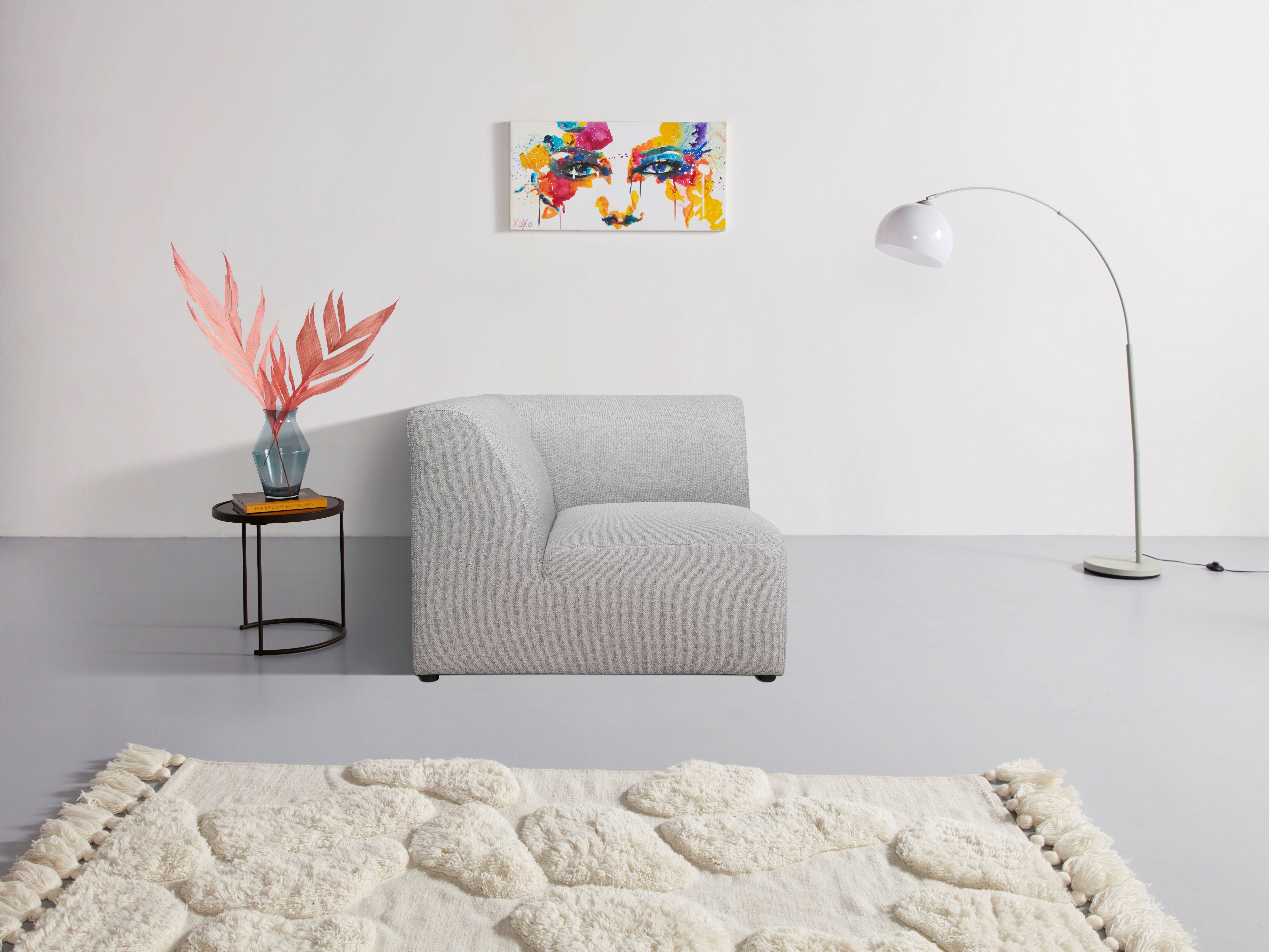 Komfort, angenehmer Proportionen Koa, schöne Sofa-Eckelement beige INOSIGN