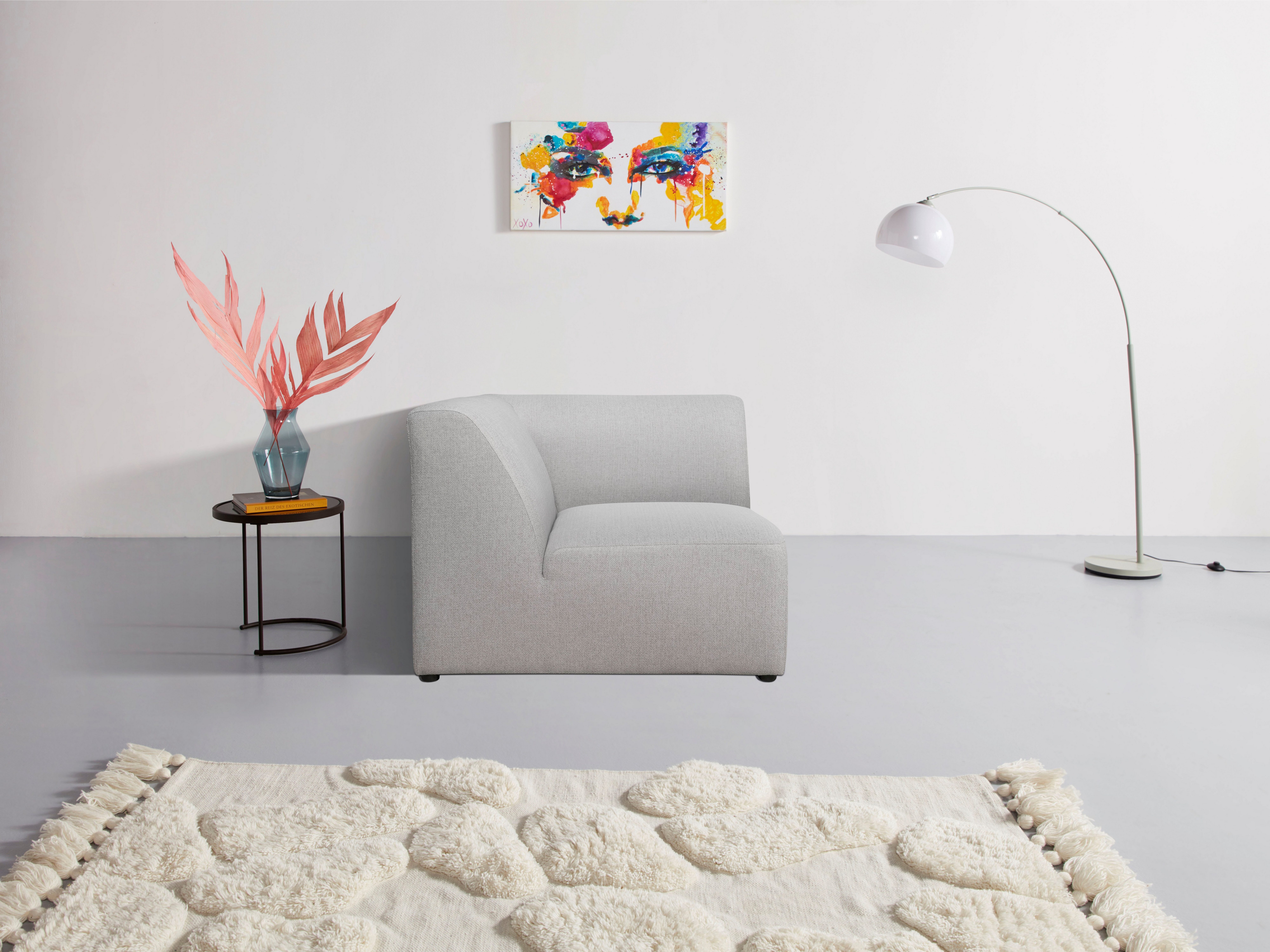 Sofa-Eckelement Koa, Sofamodul, passend zur Serie KOA