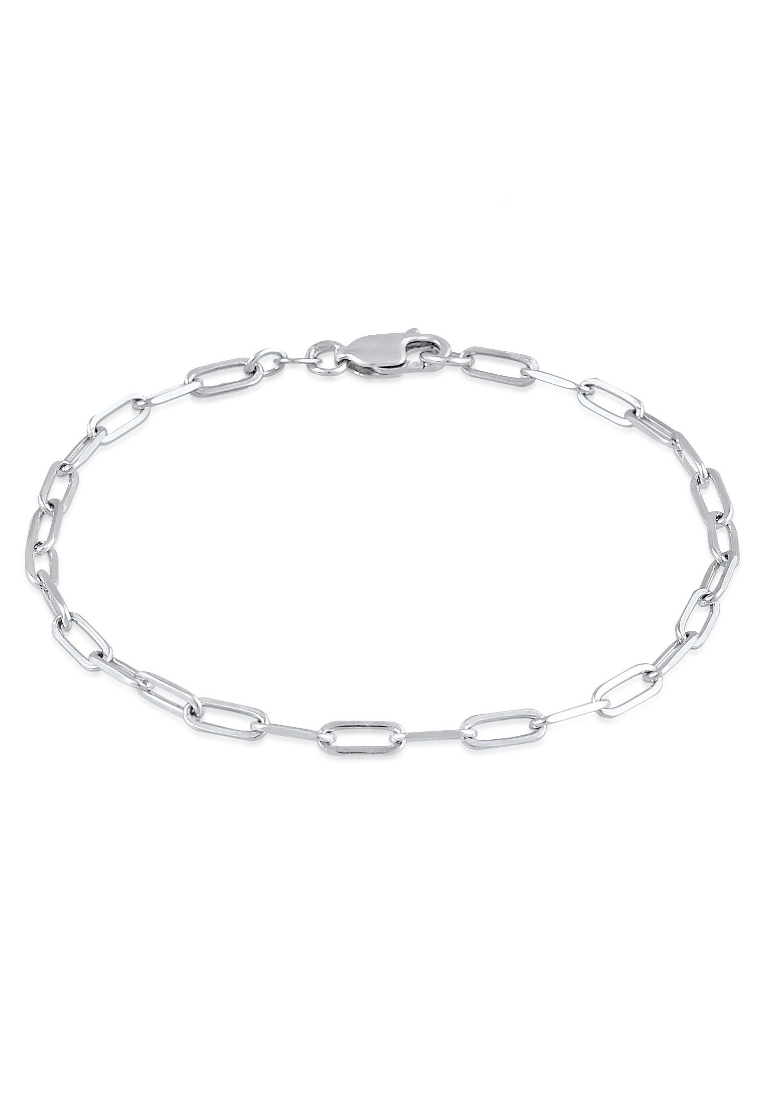 Elli Gliederarmband Glieder Oval Basic Chunky Chains Optik 925 Silber