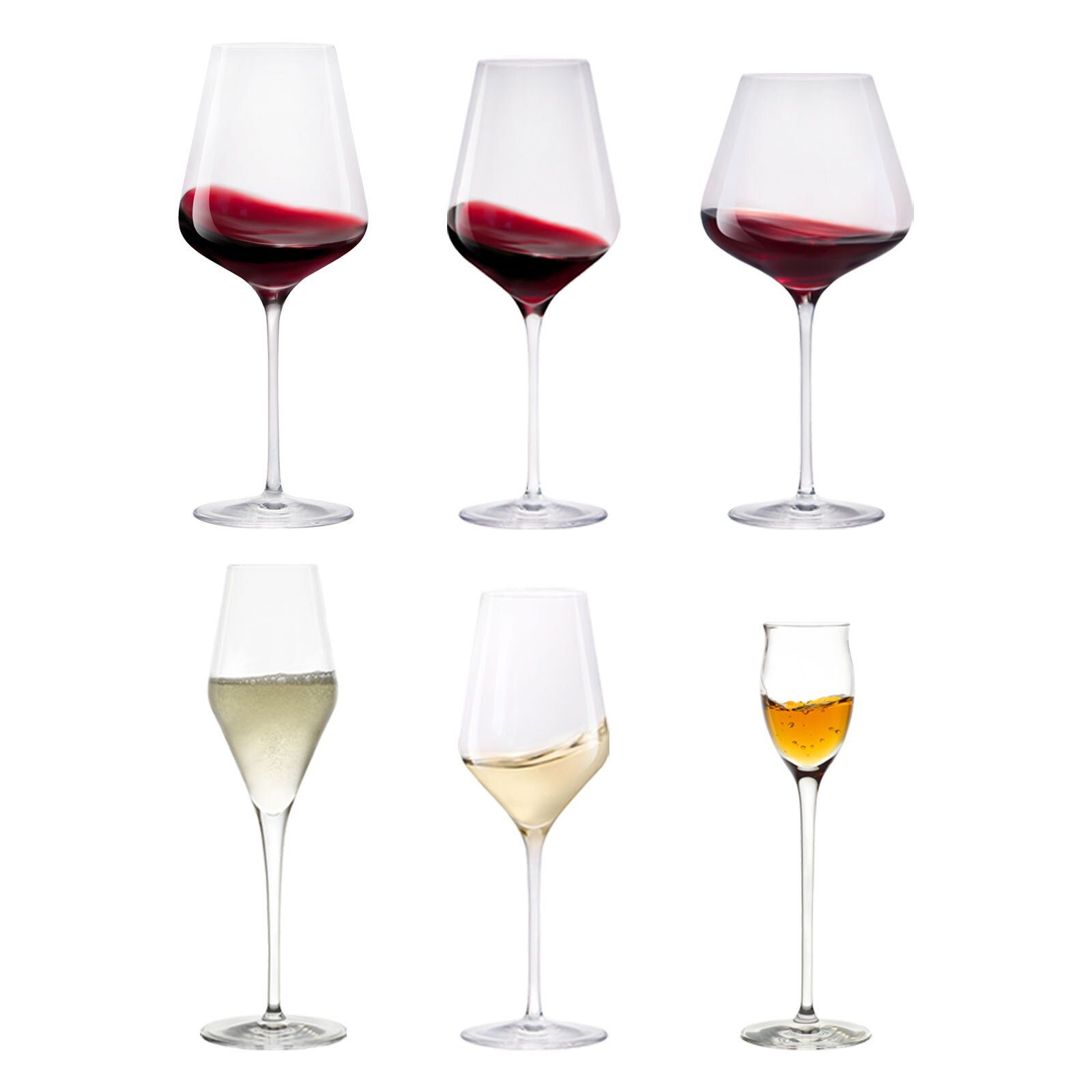 Stölzle Glas Quatrophil Wein- und Sektgläser 36er Set, 36-tlg., Glas