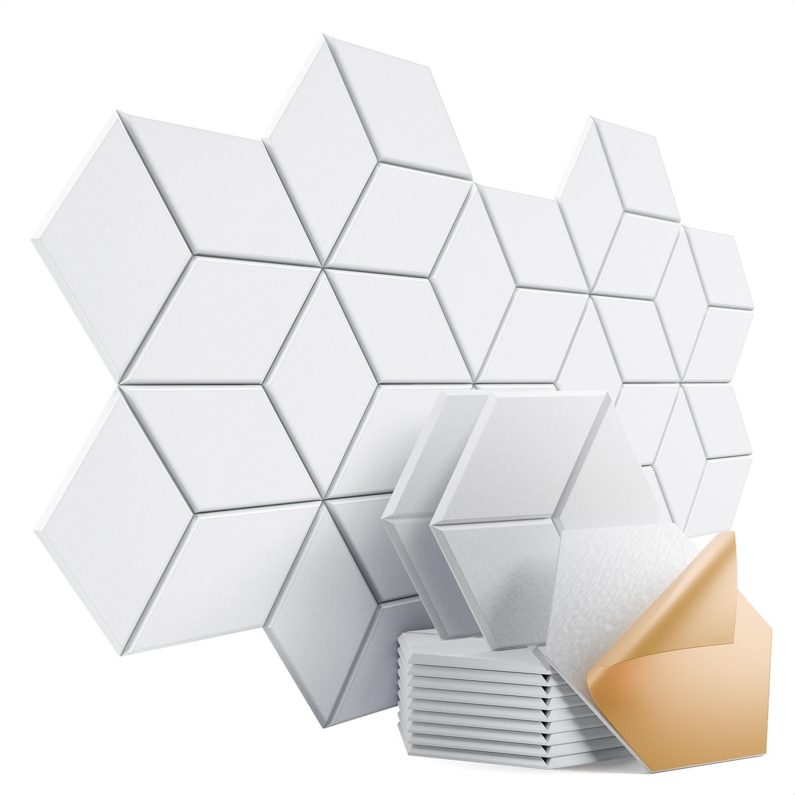 Coonoor Akustikplatte Akustikpaneele selbstklebend 12St, Schallabsorber Sch günstig online kaufen