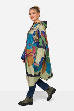 Laurasøn Funktionsjacke Funktions-Regencape Unisex Print Kapuze