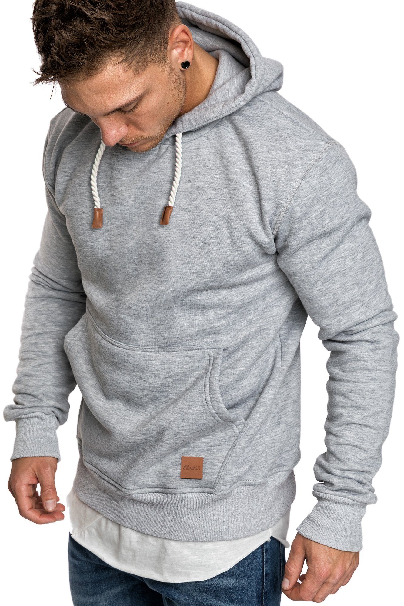 REPUBLIX Sweatshirt ERIC Herren Basic Kapuzenpullover günstig online kaufen