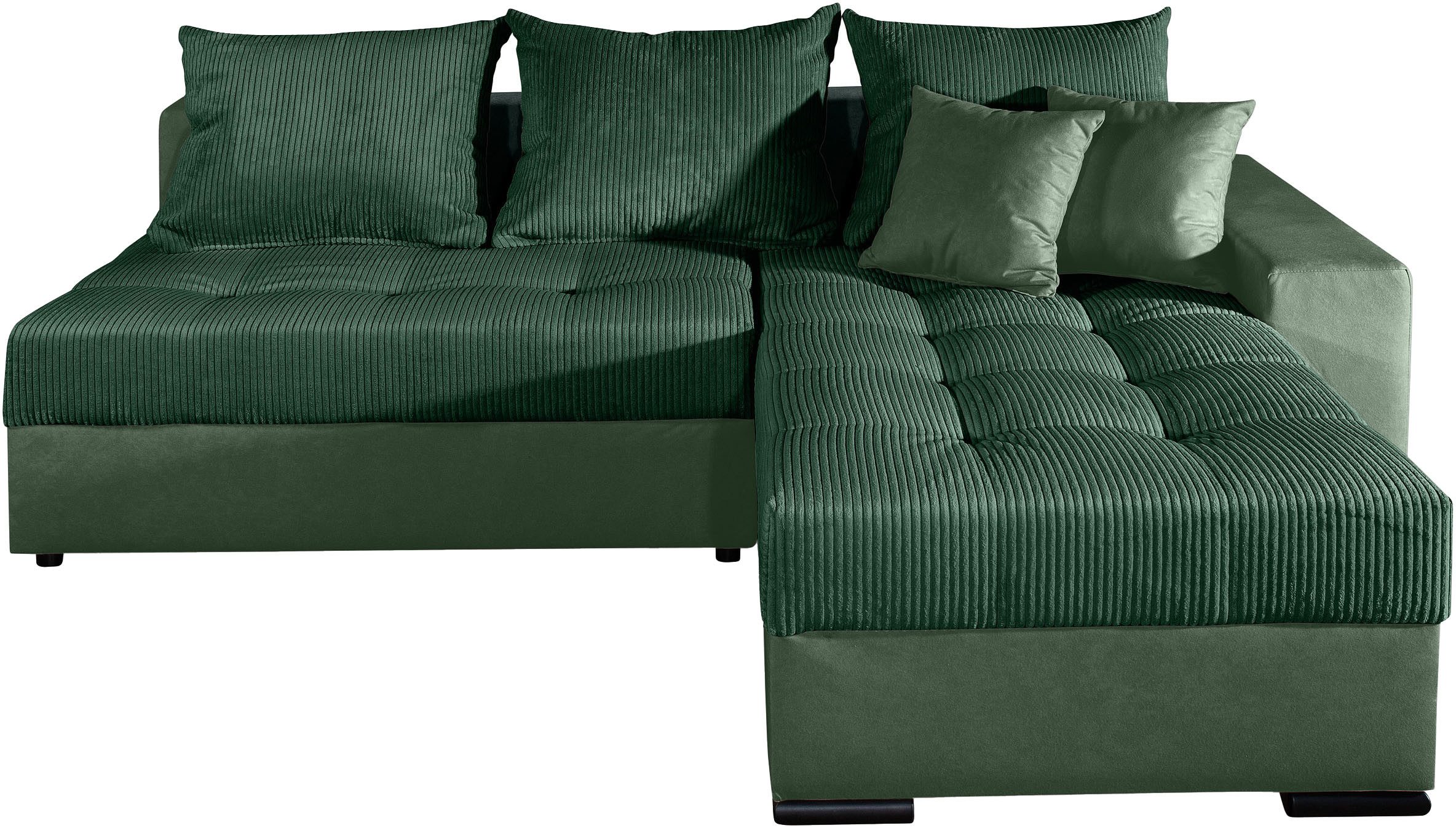 COLLECTION AB Ecksofa Josy L-Form, B: 214 cm in Cord, Cord-Mix, mit Bettfun günstig online kaufen
