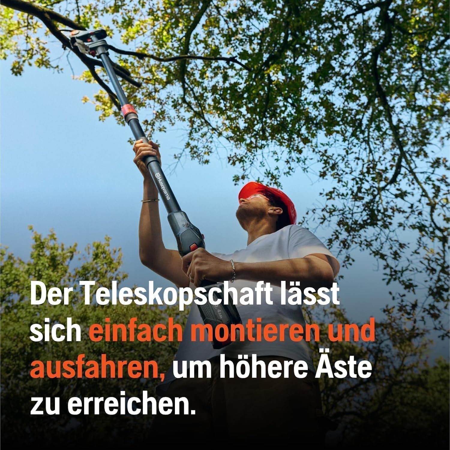 Husqvarna Akku-Kettensäge mit Teleskopstiel Aspire PE5-P4A inkl. Akku & Lad günstig online kaufen