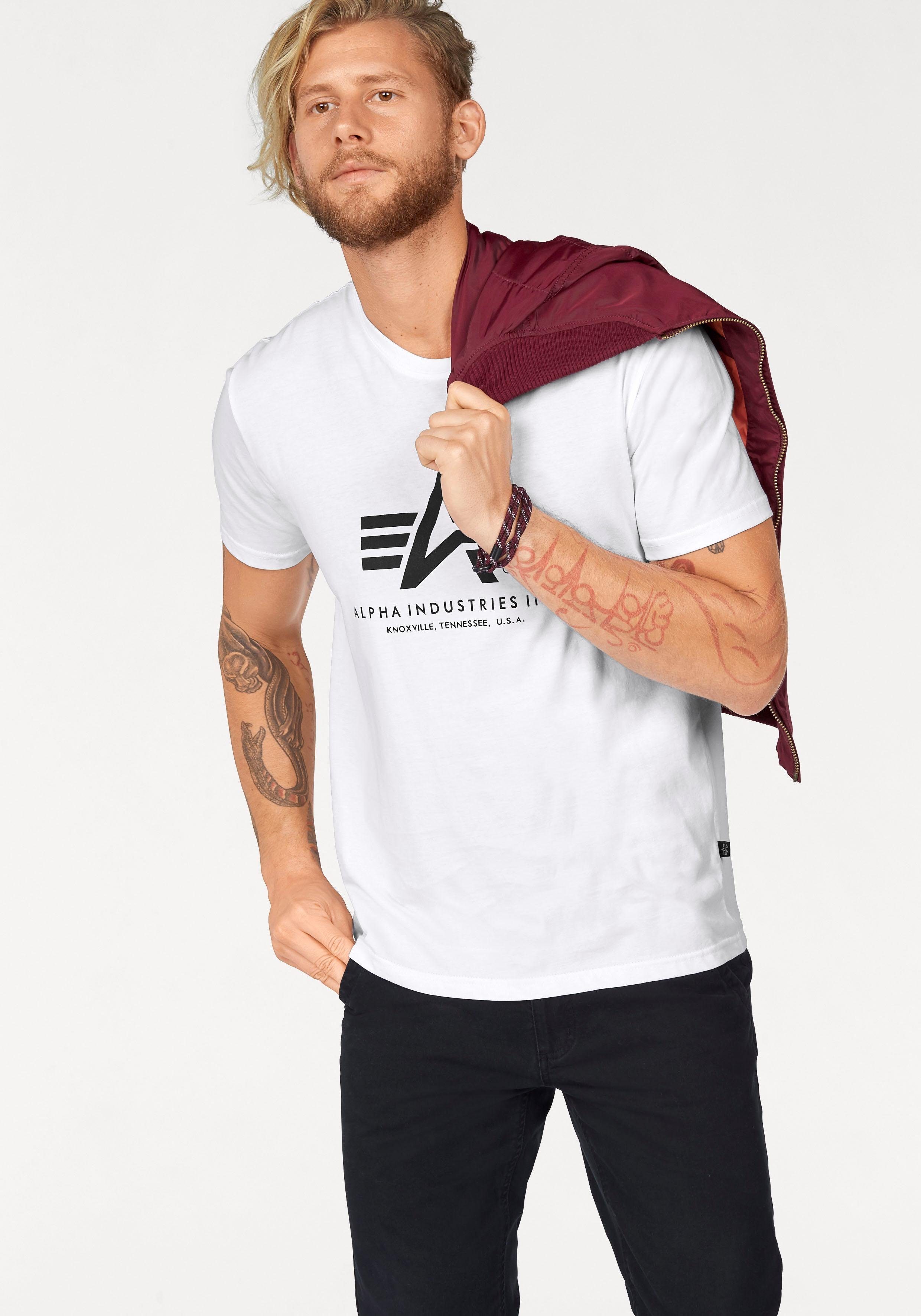 Alpha T-Shirt Industries white T-Shirt Basic