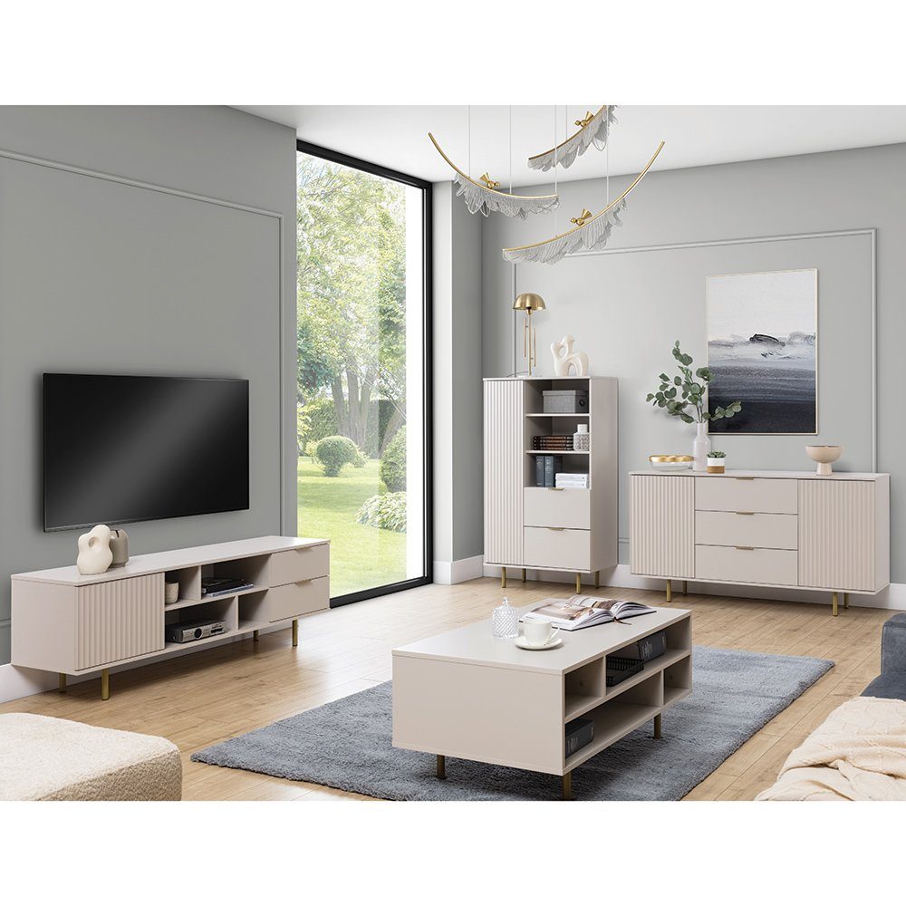 Lomadox Wohnzimmer-Set NADOR-132, (Mega-Spar-Set, 4-St., 4-tlg), inkl. Couc günstig online kaufen