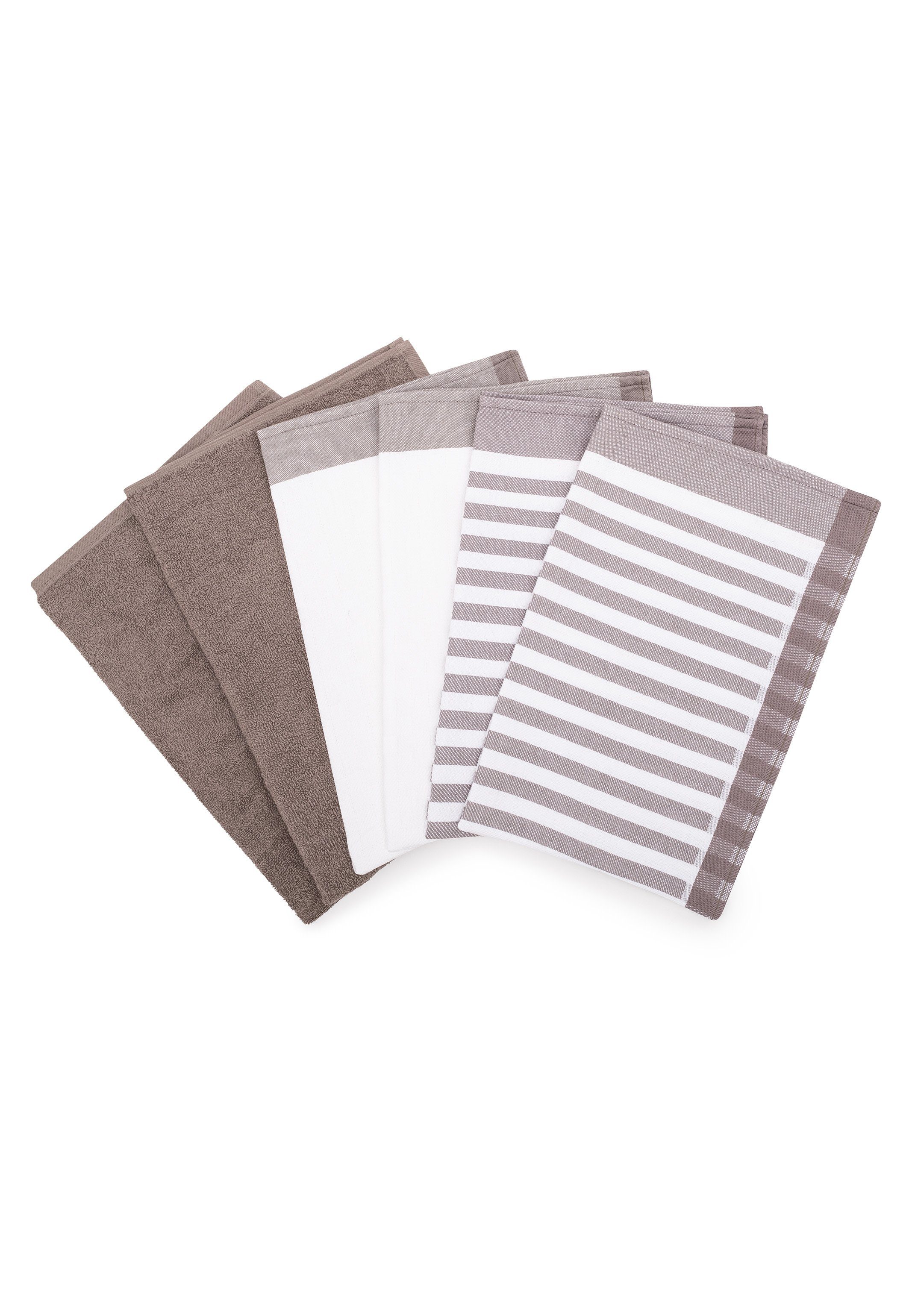 ROSS Geschirrtuch Superior, (Spar-Set, 6-tlg., 4 günstig online kaufen