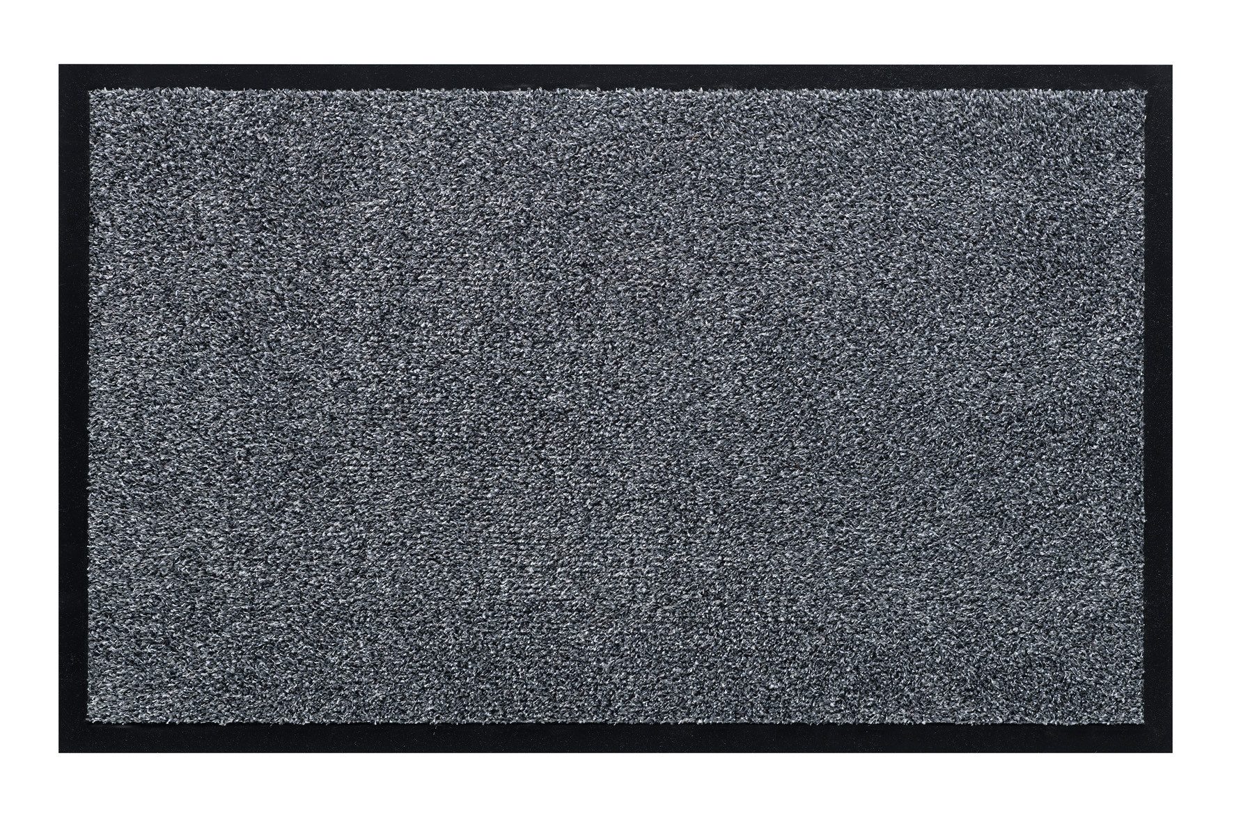 oKu-Tex Fußmatte COTTON Türmatte Baumwolle für Innen, Rechteckig, Schmutzfangmatte, Indoor, saugfähig, rutschfest & waschbar, meliert