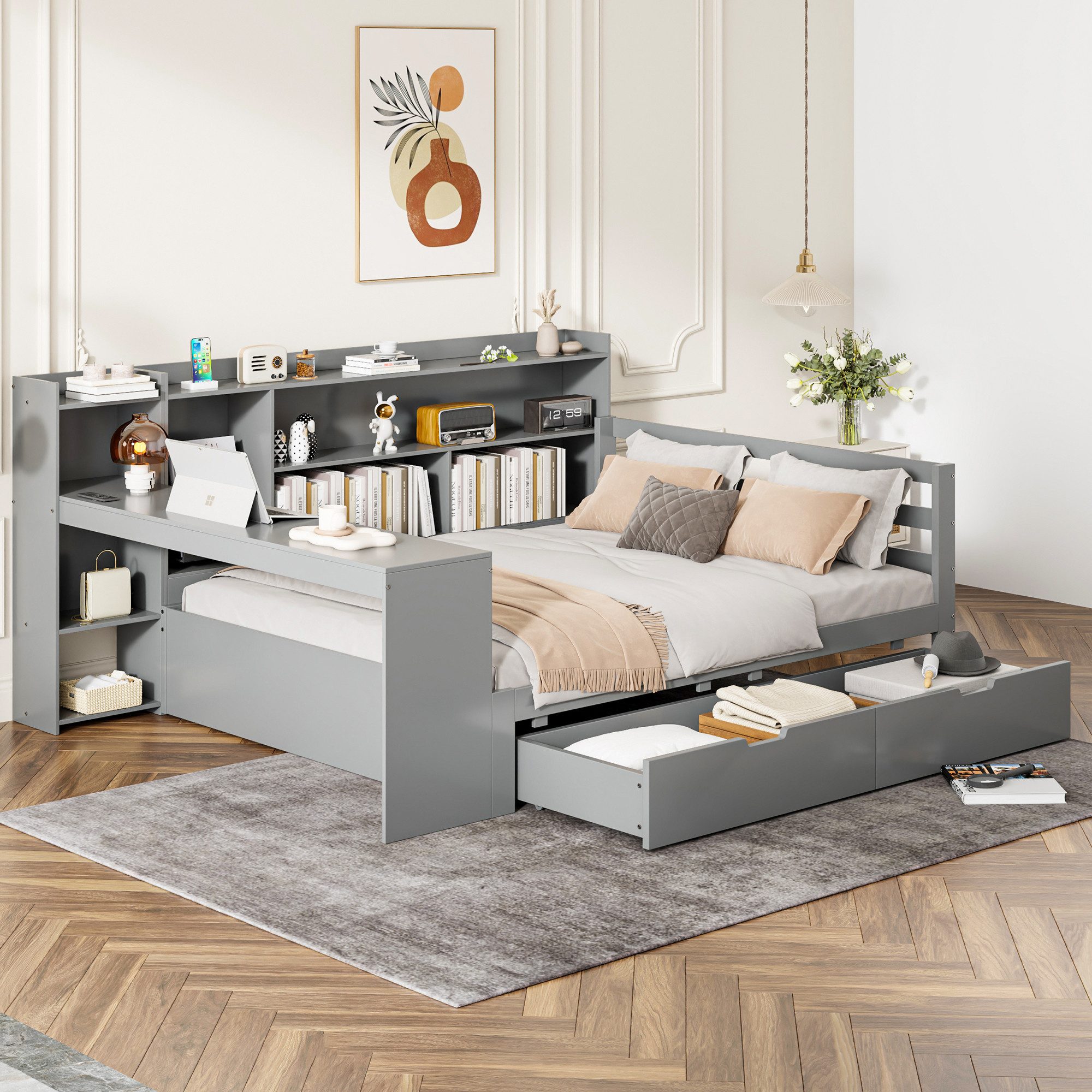 OKWISH Schlafsofa Tagesbett Jugendbett Kinderbett Daybett, günstig online kaufen