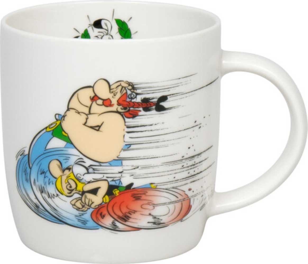 Könitz Tasse Asterix Rennen 0,35 L Porzellan