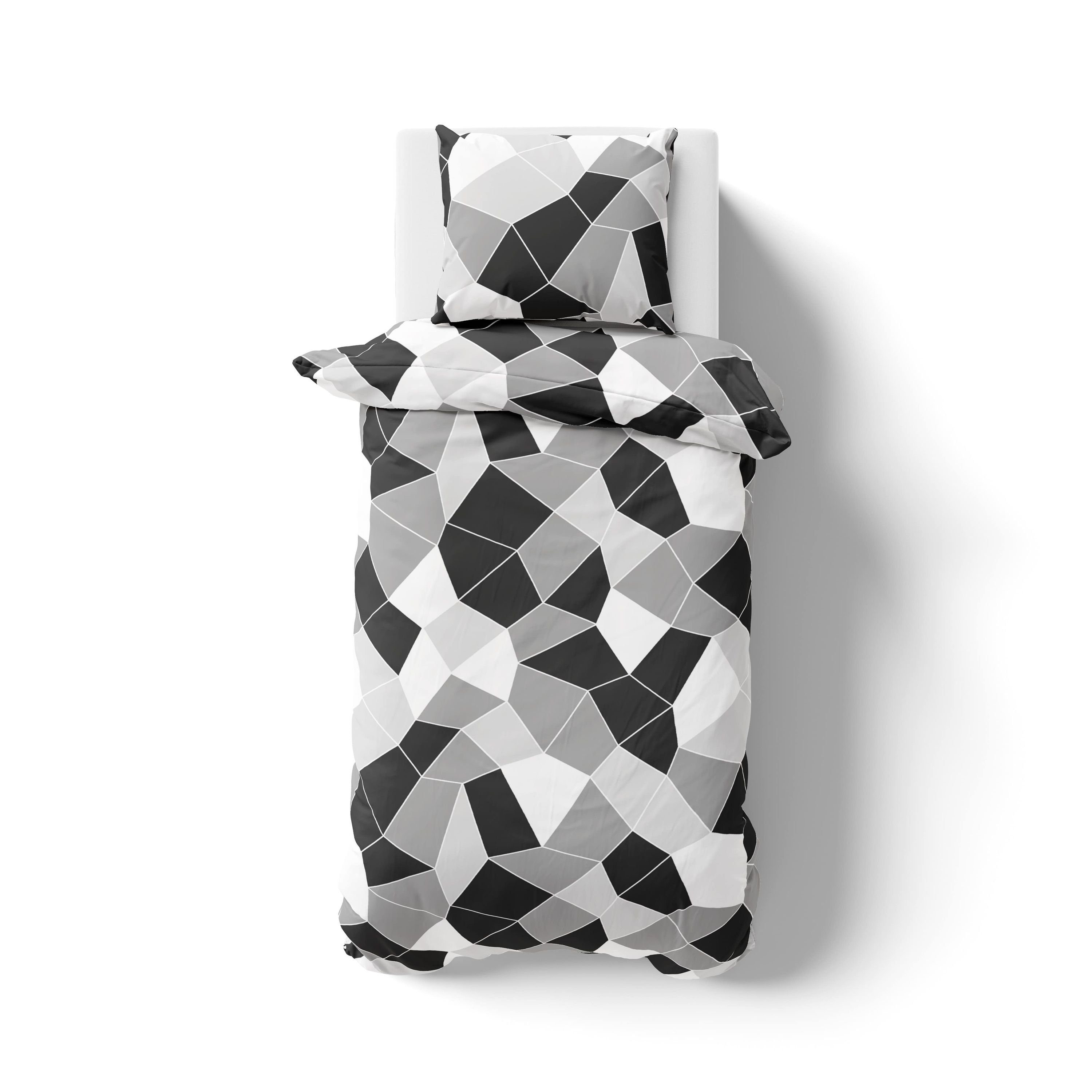 SLEEP ZONE 4-teiliges Bettwäsche-Set Aus Mikrofaser – Tiefe Tasche, Bequem & Weich