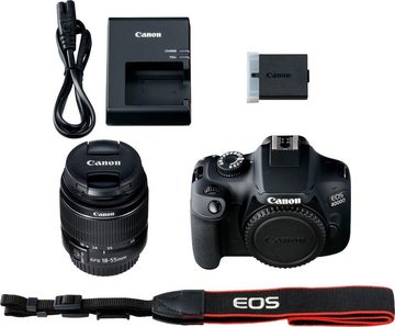 Canon EOS 4000D 18-55mm III Spiegelreflexkamera (EF-S 18-55mm f/3.5-5.6 III, 18 MP, WLAN (Wi-Fi)