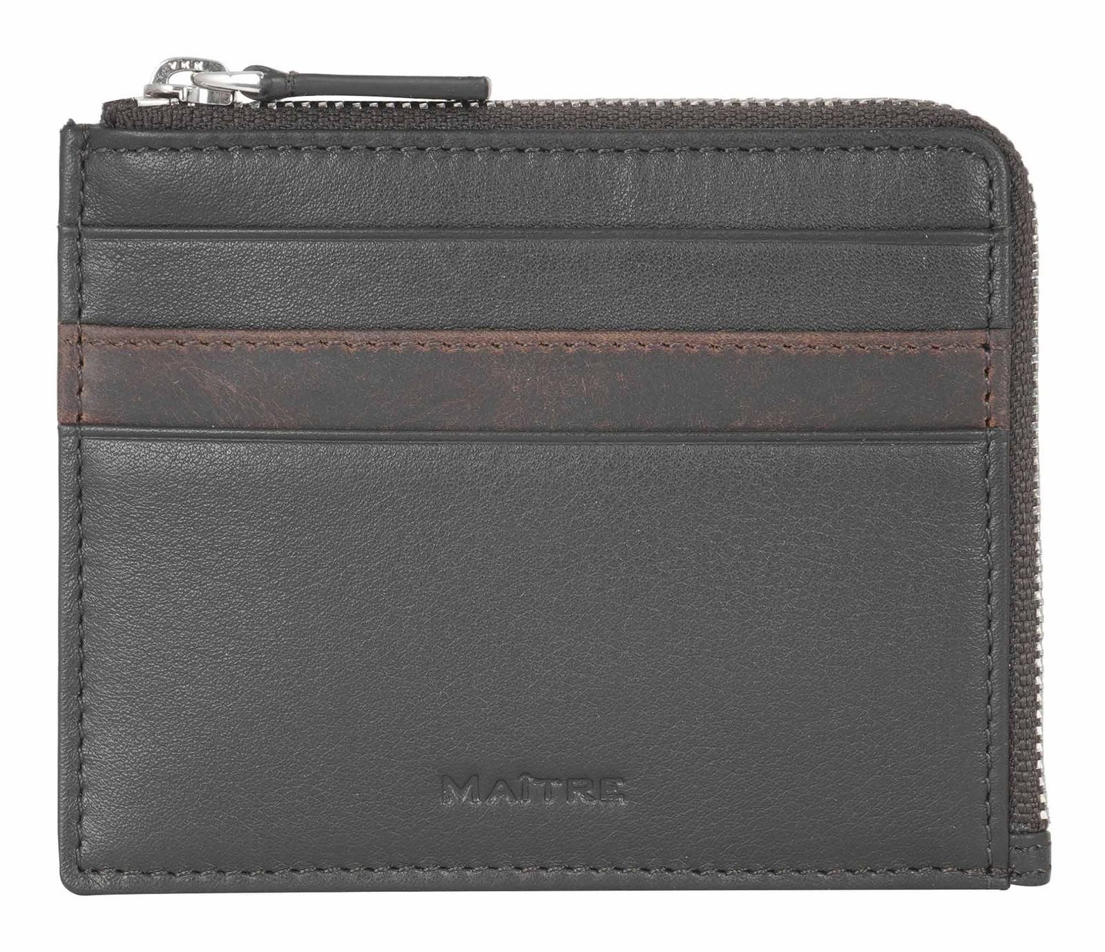 Maître Kartenetui Konrad CardHolder SH6Z, aus echtem Rindsleder mit RFID-Blocker Schutz