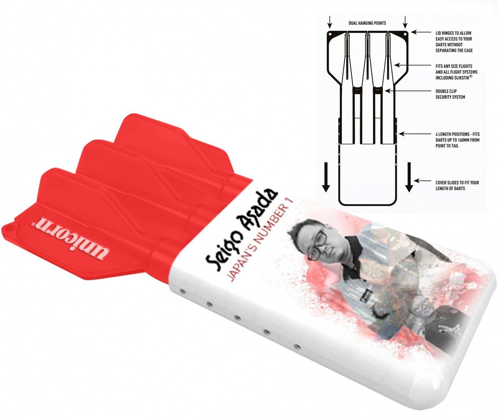 Dartpfeil Slider Dart Case Seigo Asada