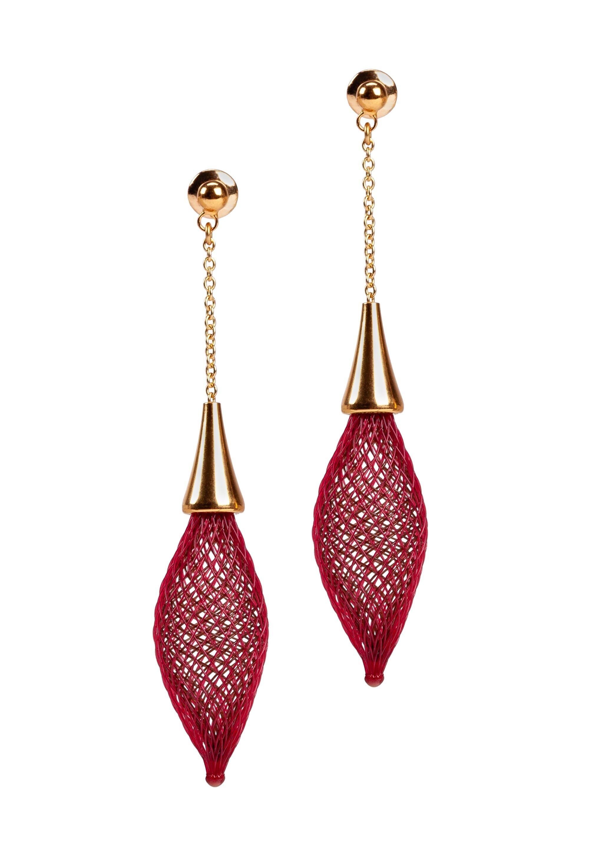 GRETCHEN Paar Ohrhänger Single Drop Chain Stud
