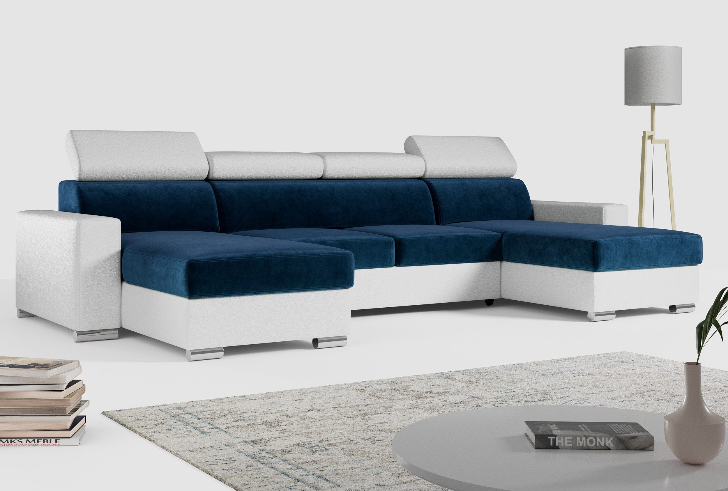 MKS MÖBEL Ecksofa FOX U, Set, Ecksofa, Wellenfedern, T30-Schaum, Polstersof günstig online kaufen