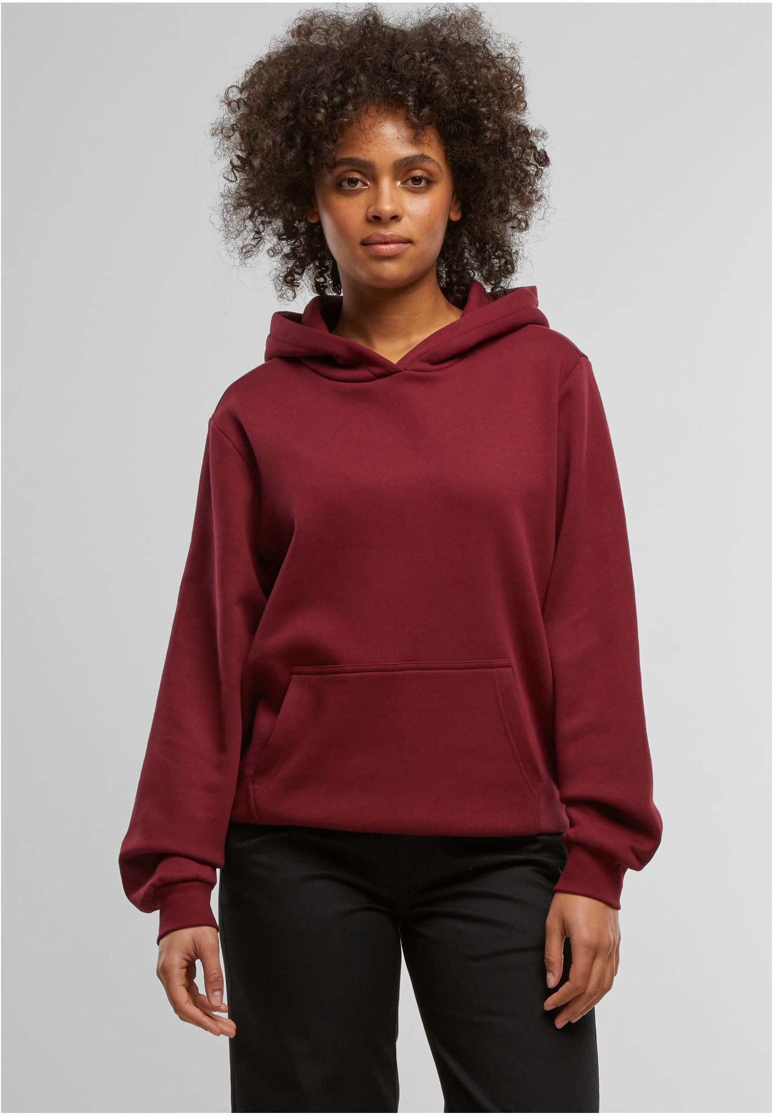 URBAN CLASSICS Kapuzenpullover Ladies Organic Loose Brushed Fleece Hoody Damen