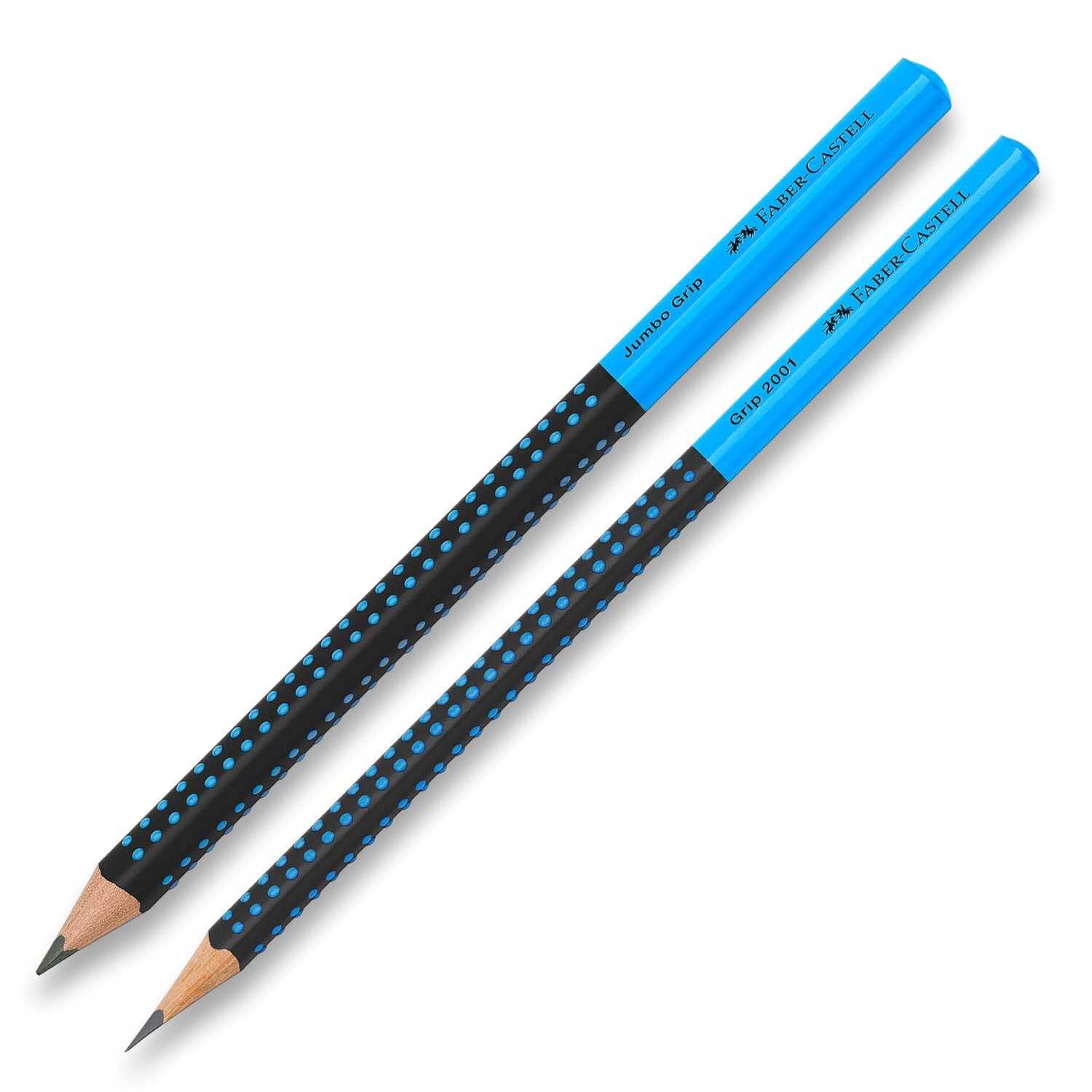 Faber-Castell Bleistift FABER-CASTELL Bleistift GRIP 2001 mit JUMBO GRIP Härtegrad HB BLAU Set