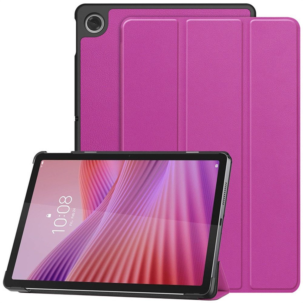 FroShop Tablet-Hülle Schutzhülle für Lenovo Tab 10.1" 2025 TB-311FU / TB-311XU 4 Generation Hülle Case Cover Tasche Smart Cover, Magnetisch Wake Up & Sleep Funktion - Lila
