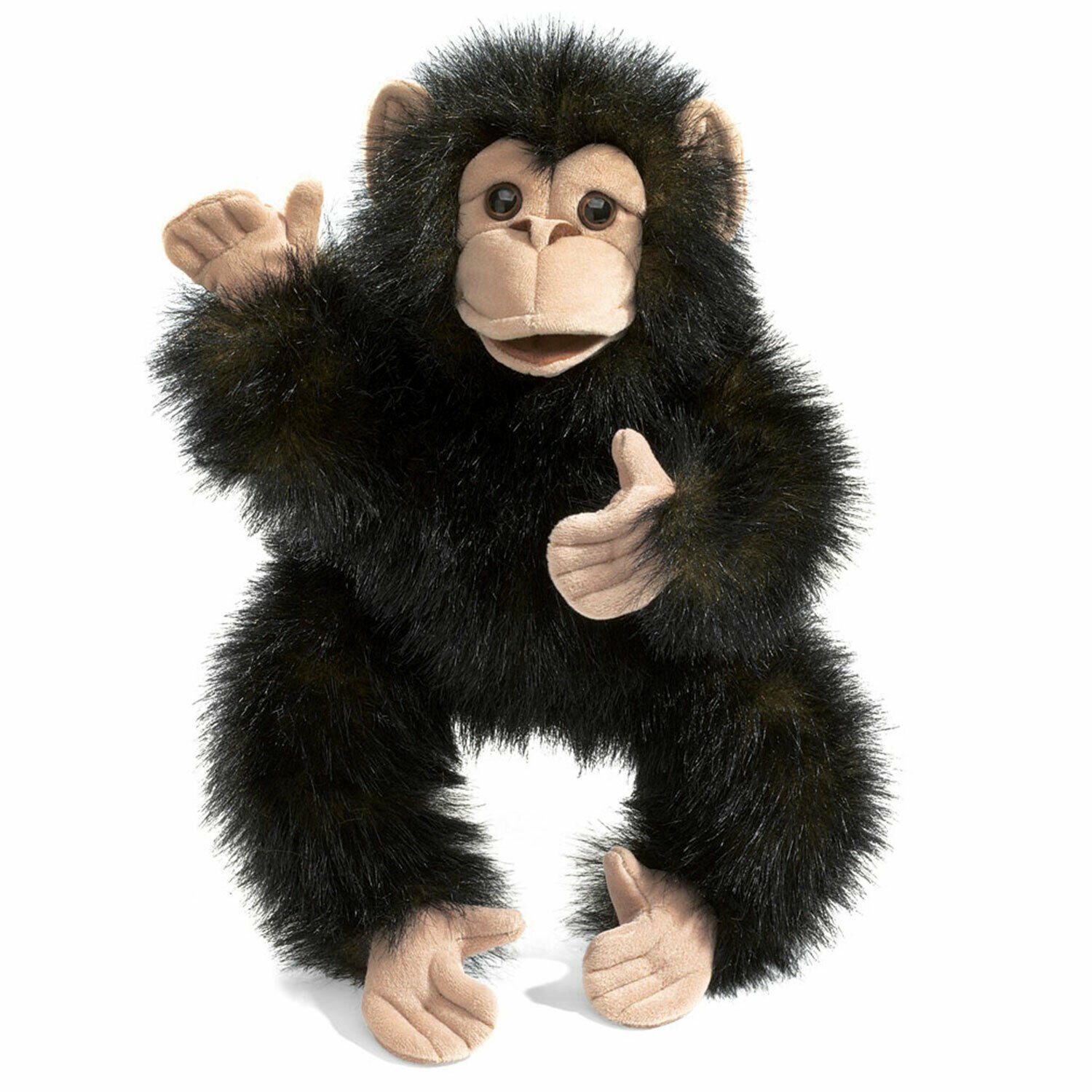 Folkmanis Handpuppen Handpuppe Folkmanis Handpuppe Baby Schimpanse 2877 (Packung)