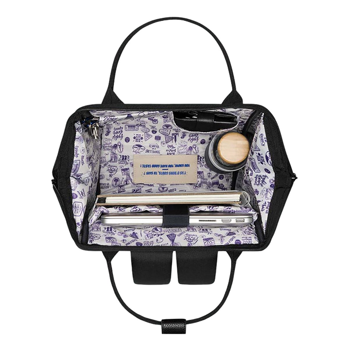 CABAIA Rucksack Adventurer Medium Berlin (Set, 3-tlg., inkl. 2 auswechselbaren Vordertaschen)